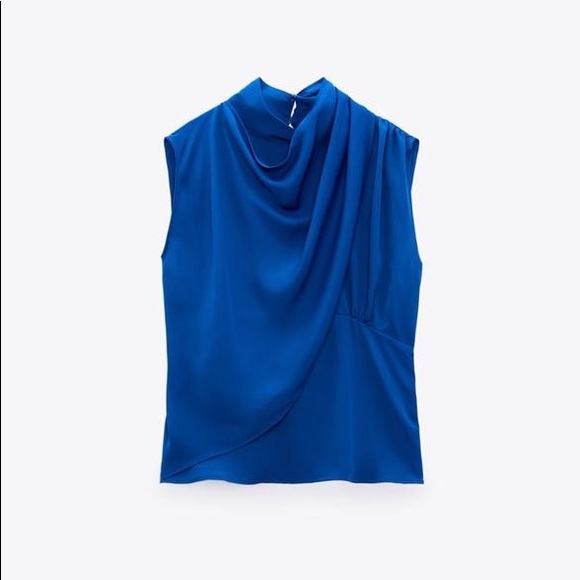 ZARA Sleeveless flowy top - Picture 2 of 7